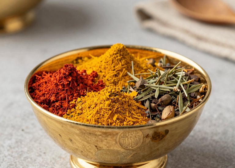 Three trays of golden-brown battered fish and crispy fries are arranged on a red table. A person in a plaid shirt is reaching for some of the food. Small containers of dipping sauce are placed beside the plates.