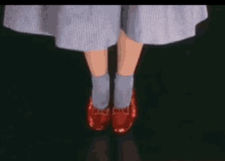 dorothy red shoes