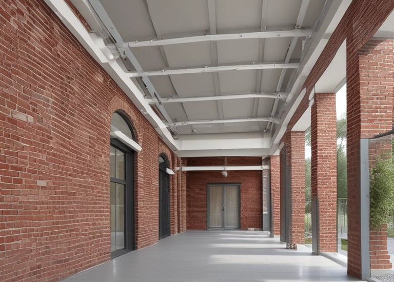 a house under construction with the roof ripped off