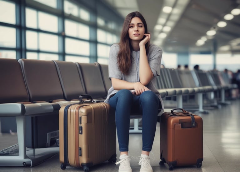 woman in dress holding sword figurine