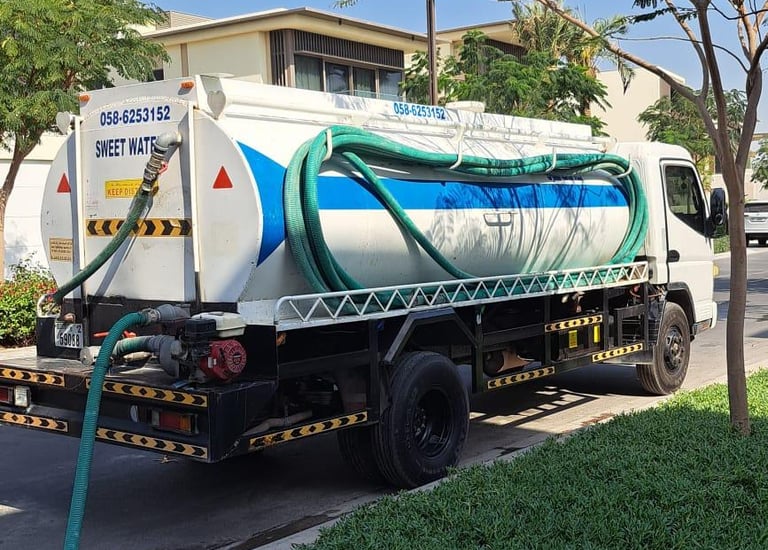sweet water tanker supply in al barsha