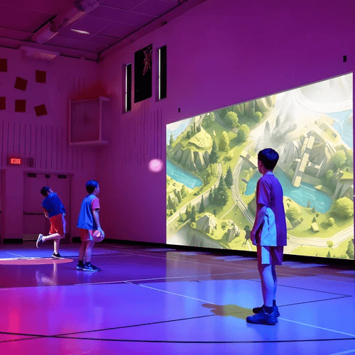 Interactive Floor Projection System