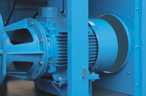 Permanent magnet motor used in Wemano screw air compressor