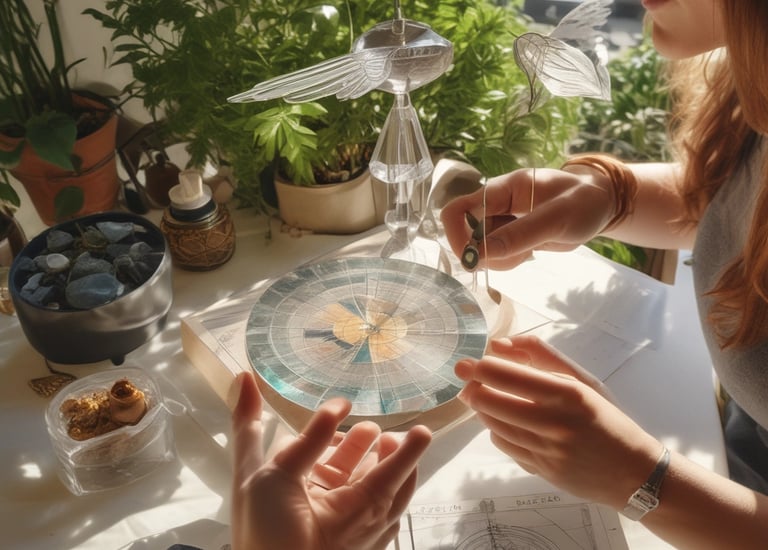 A person is lying face down with smooth black stones placed along their spine. Another person's hands are arranging the stones. Orchid flowers are present, adding a serene and natural touch to the scene. The setting suggests a spa or massage environment focused on relaxation.