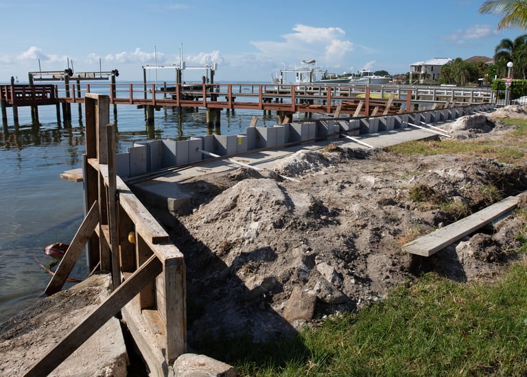 Seawall replacement 