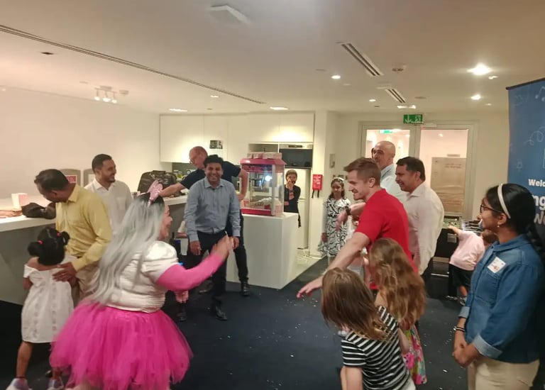 family day at work, family day event at office, familay day at corporate office, corporate family 
