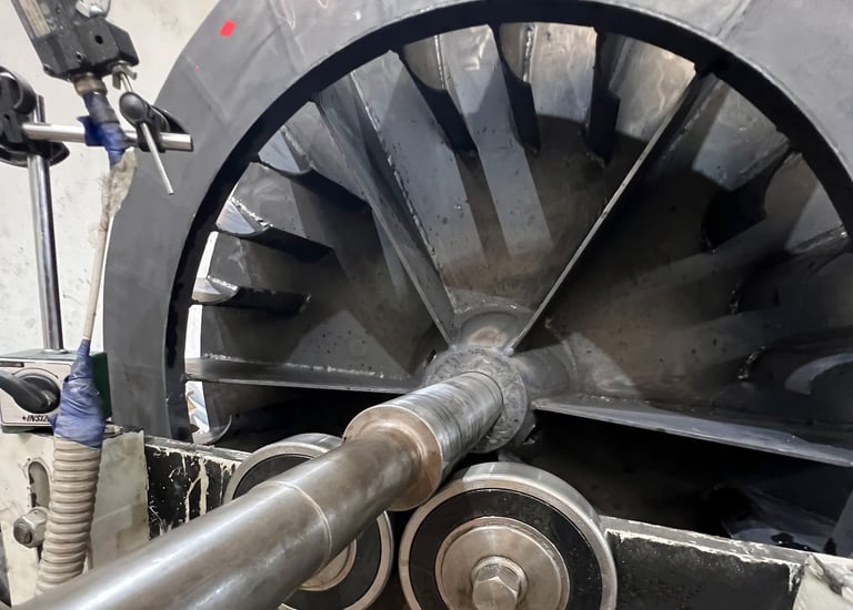 Dynamic balance of fans