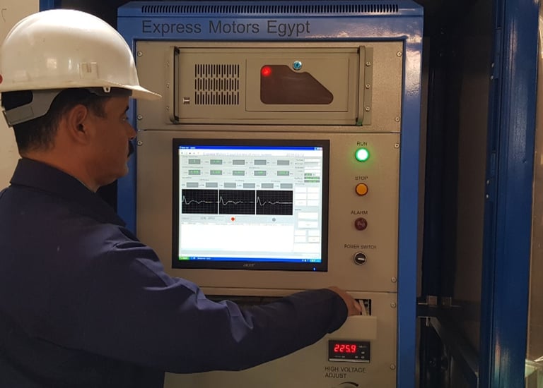 Surge testing panel