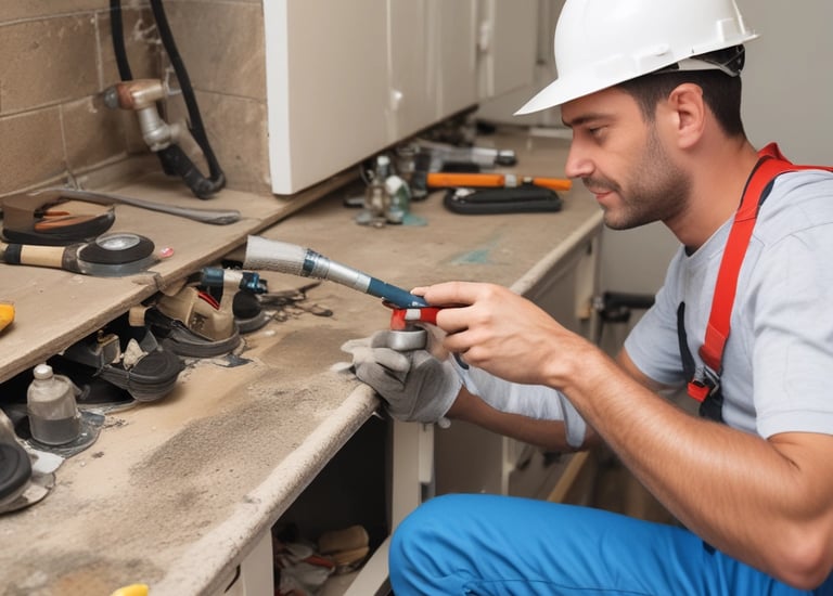 A vibrant restaurant interior with unique design elements.