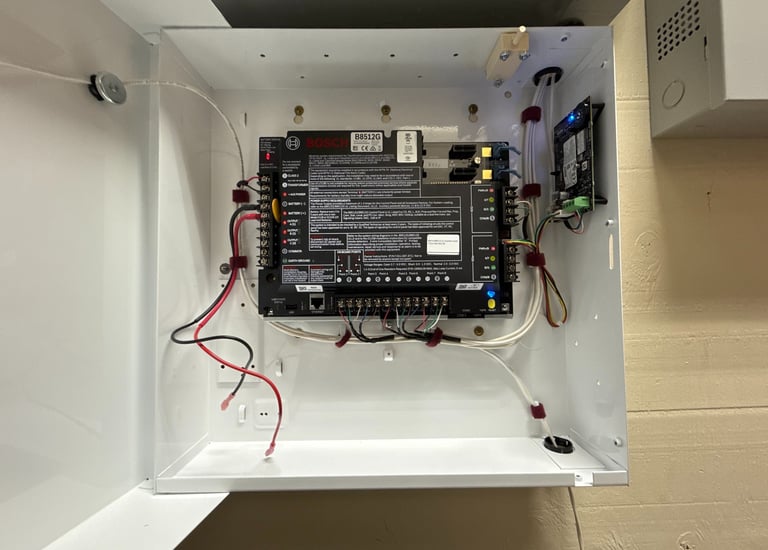 Bosch Intrusion Panel Professionally installed by Denver Based Altitude Network Solutions LLC