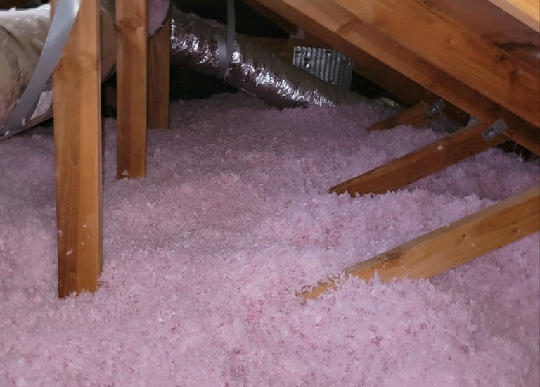 new insulation installed