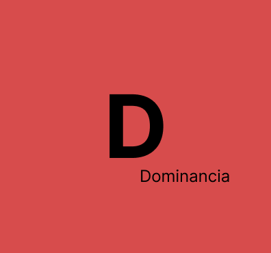 "D" de dominancia
