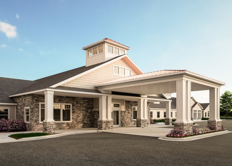 Quantity takeoff of a assisted living facility by Construction Procurement Systems.