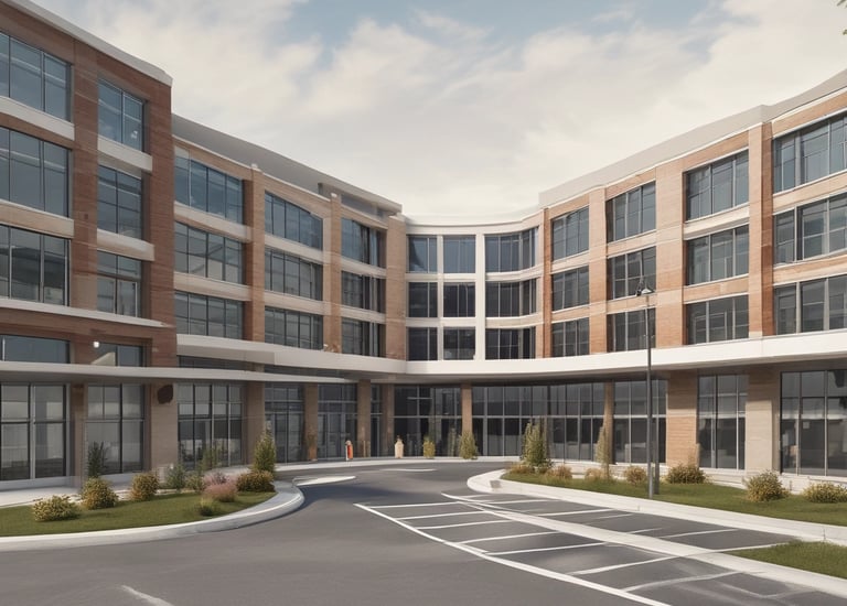 Quantity takeoff of a hospital by Construction Procurement Systems.