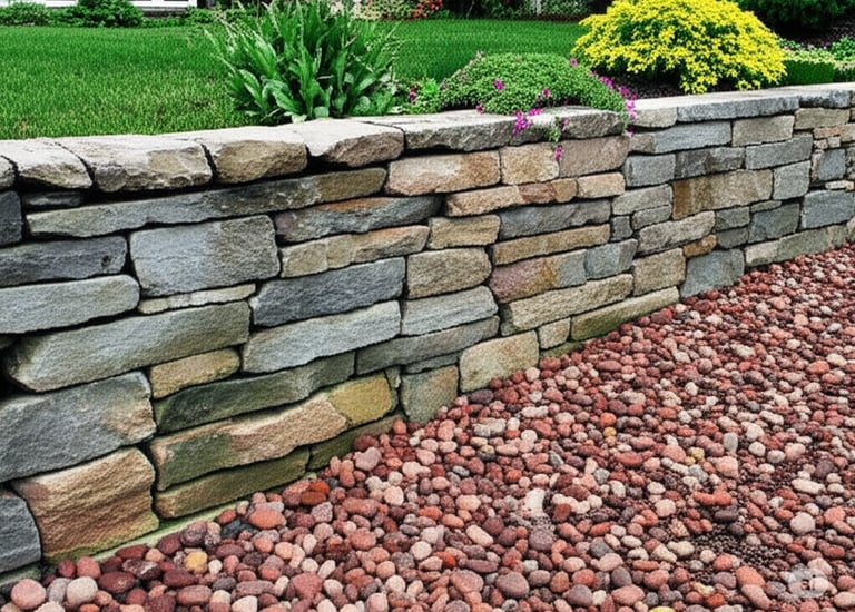 masonry retaining wall in nanaimo