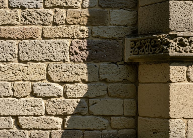 a stone wall crafted by a stone mason