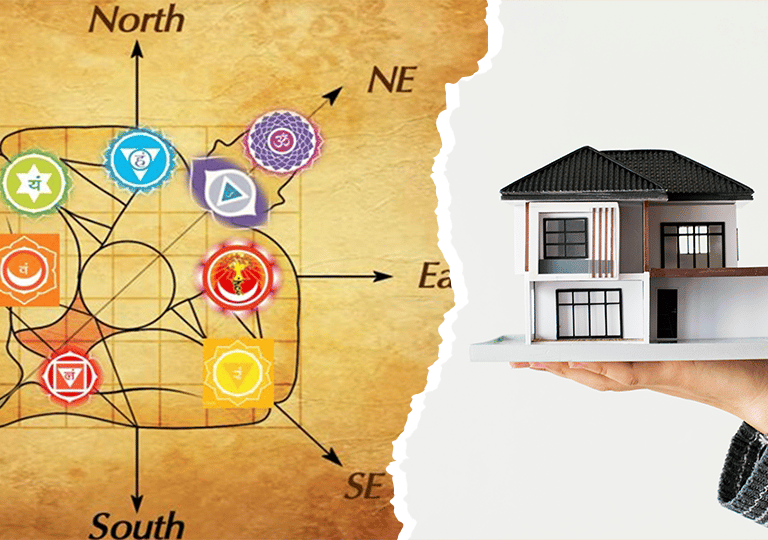 Vastu purush picture and a house