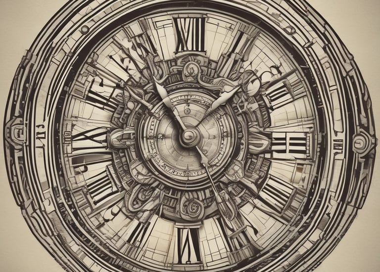 a clock that is sitting on a wall