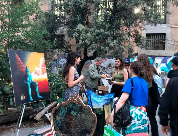 Foto de la exposición en la Tabacalera.
