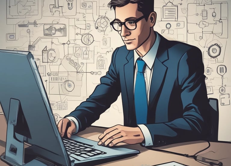 A white mask with distinct black features is placed on an open server tray in a data center or server room. The server is equipped with various LED indicators and network ports, suggesting an active setup.