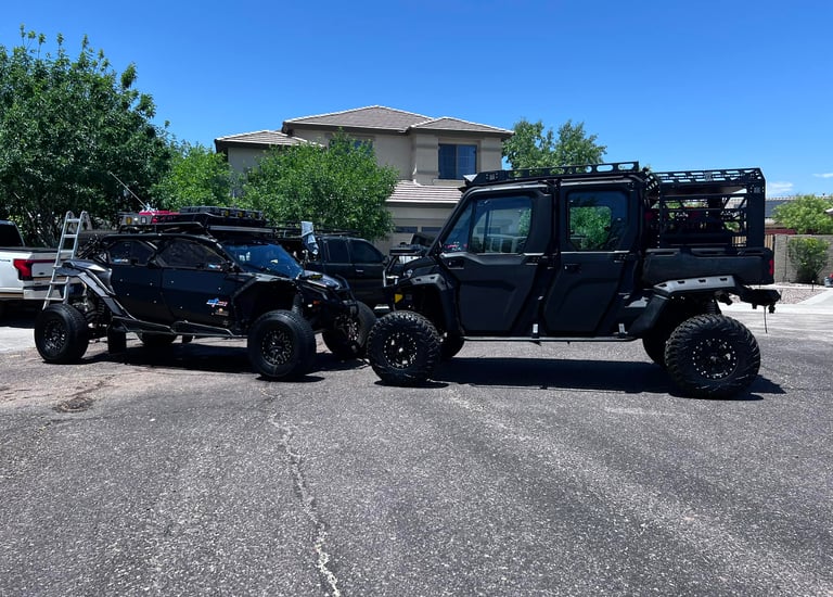 UTVs being stored at Casualty Powersports