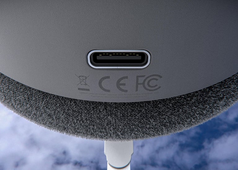 Casque Devialet Opera de Sydney - Prise USB-C connectique