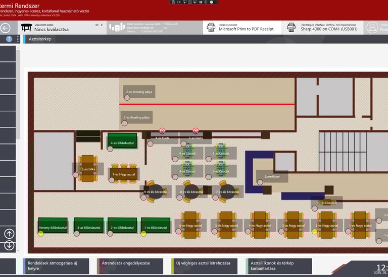  éttermi rendszer prémium verziójáról képernyőfotó