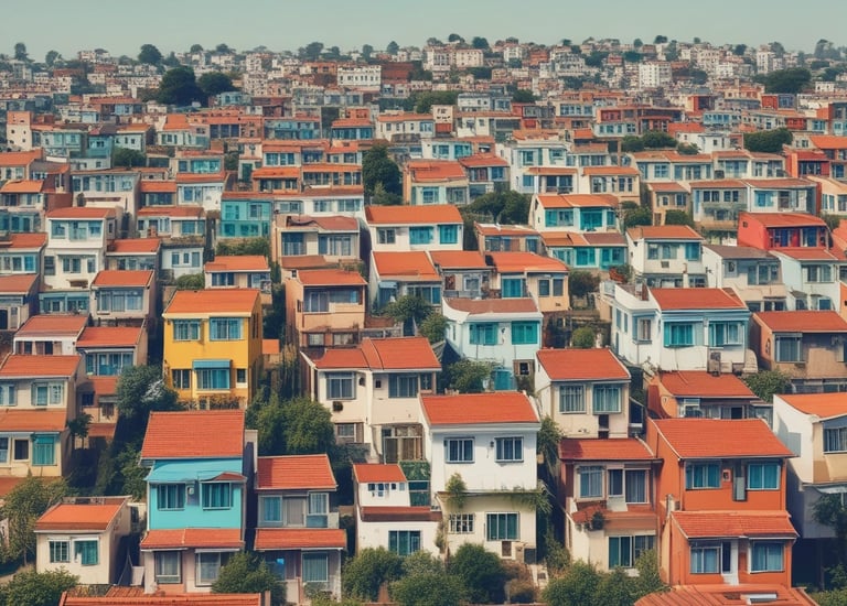 A panoramic view of Bangalore's urban landscape.