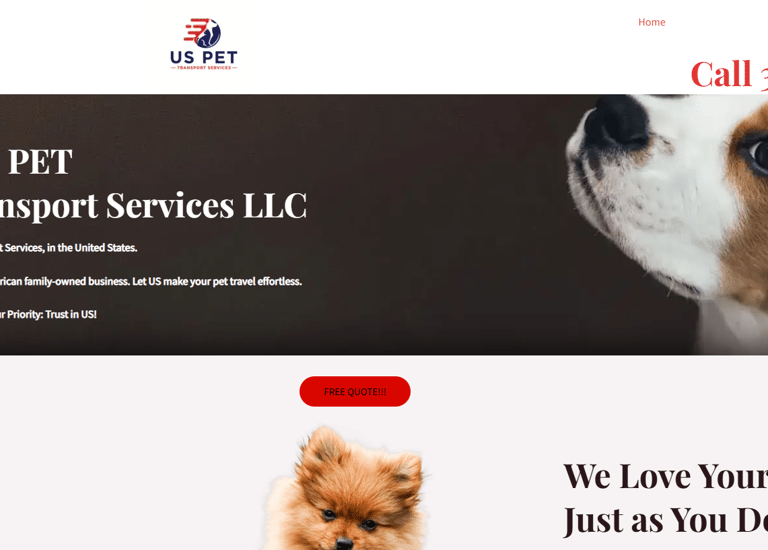 us pet transport services