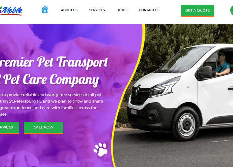 pup mobile pet ride services