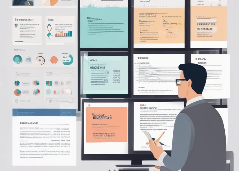Dashboard view showing real-time analytics of compliance data on a computer screen.