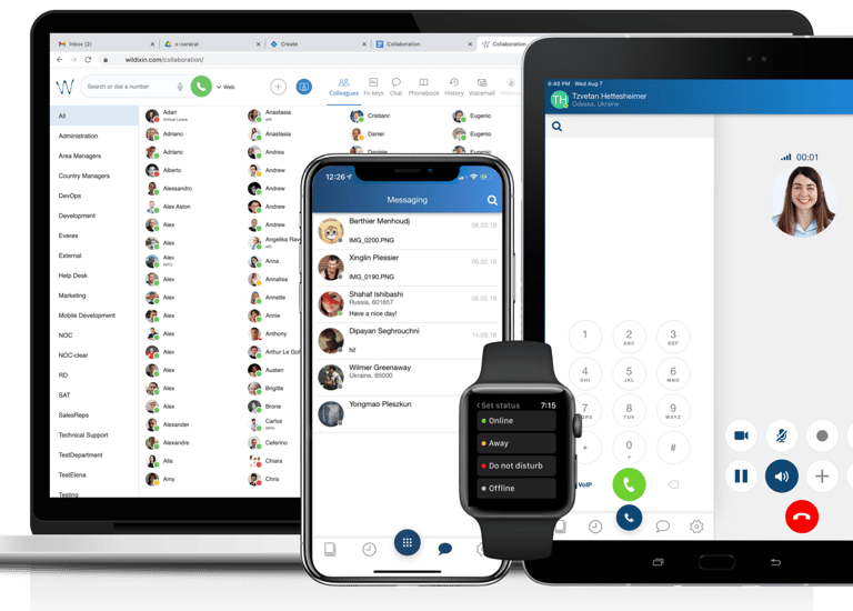 chat webrtc wildix