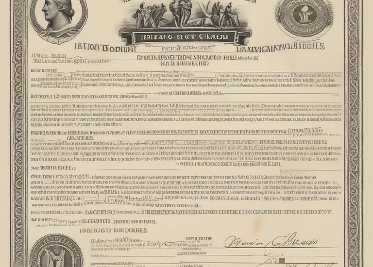 A researcher reviewing grant application forms at a desk.