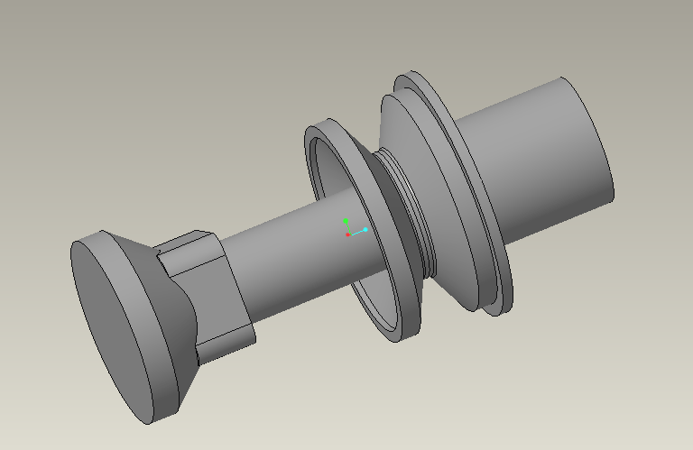 Retention Screw CAD model