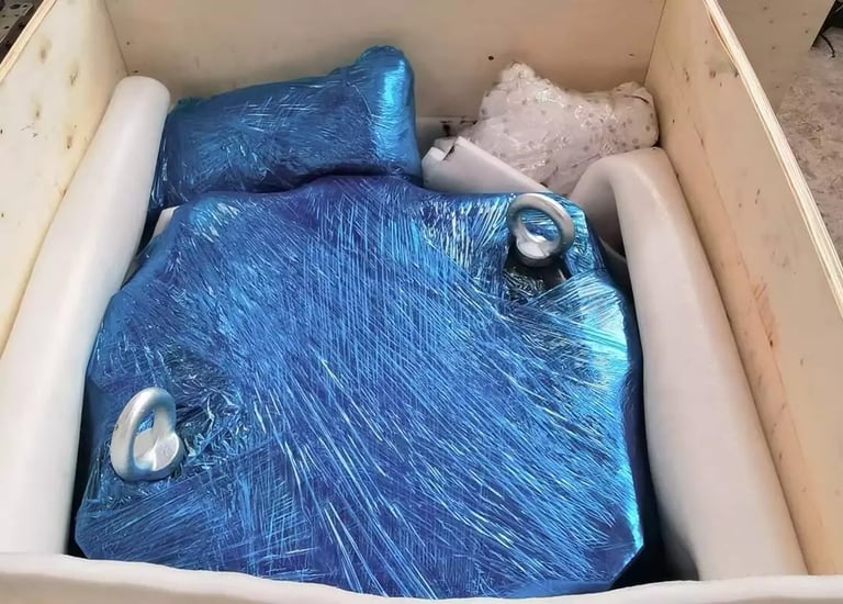 metal mould packaging wooden box safe shipping