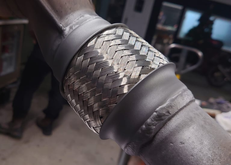 Cambio de flexible por fuga