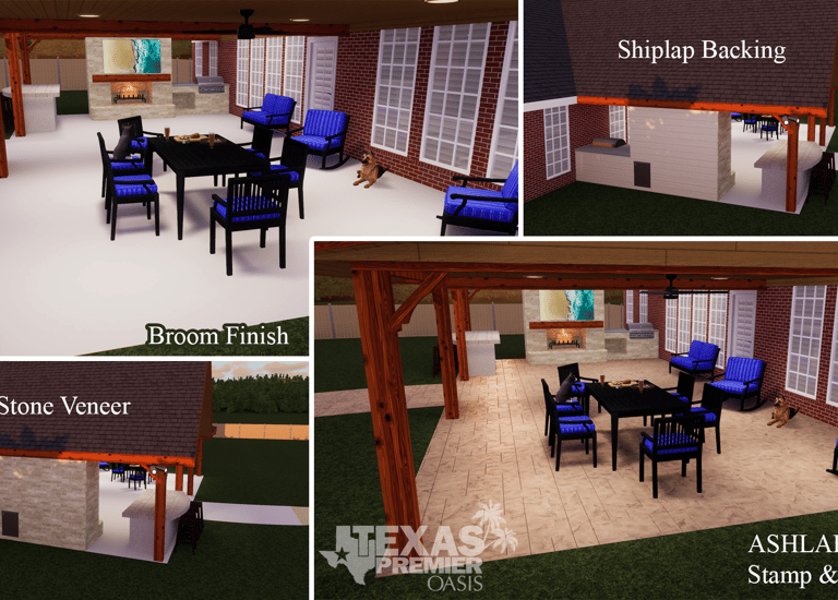 Patio Options Preview Rendering 3D