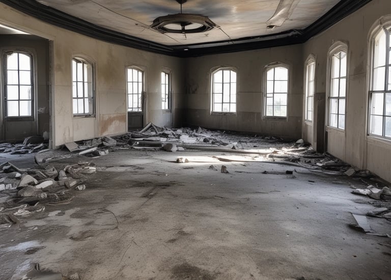 Uniformed staff providing reception and general services in a corporate lobby.