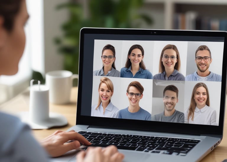 A close-up of hands holding a worn notebook filled with handwritten financial notes.