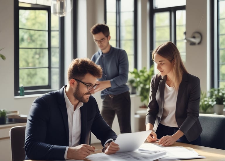Happy family enjoying warm, energy-efficient home environment.