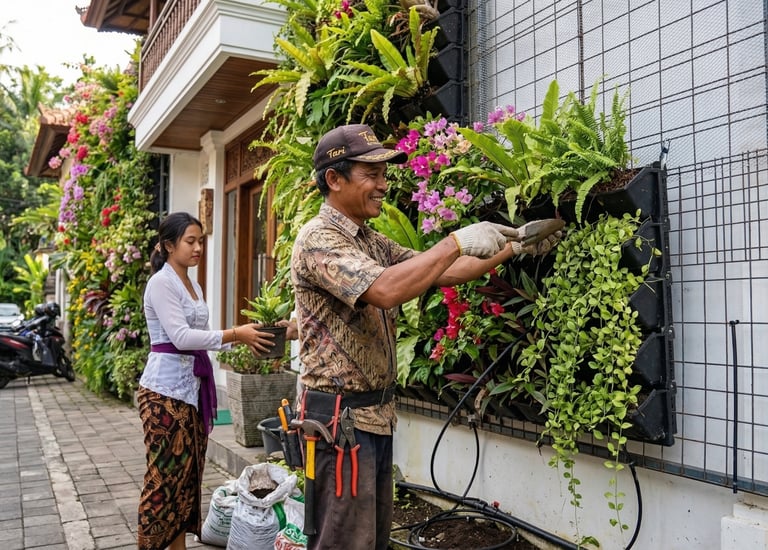 tukang pembuat vertical garden