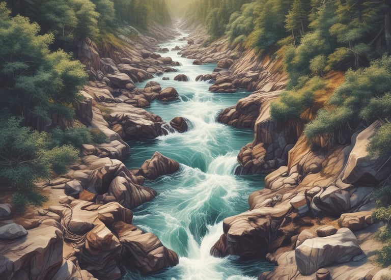 A team gathered outdoors, sharing ideas in a natural setting.