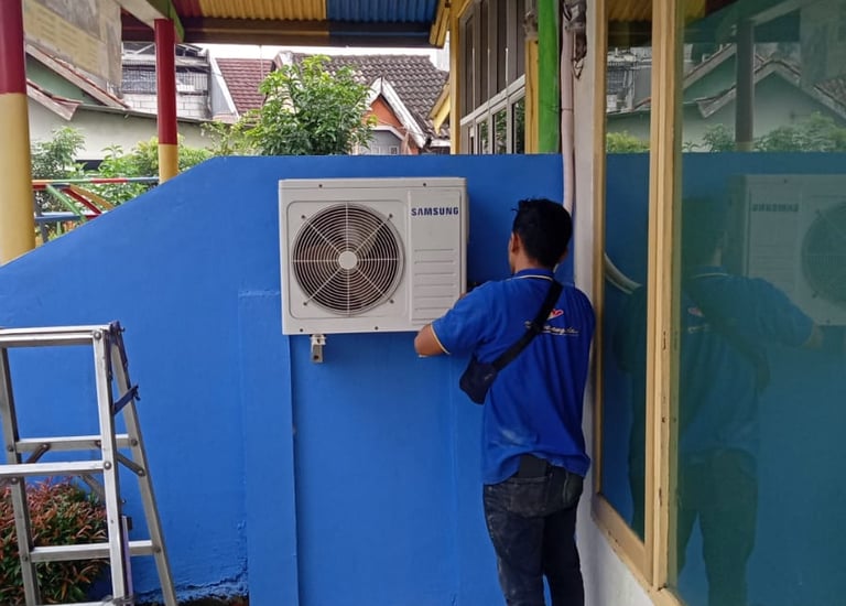  layanan service AC panggilan lengkap untuk rumah, kos, ruko dan kantor di wilayah Sukaraja