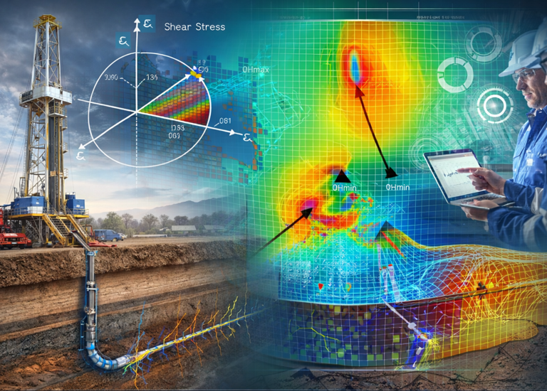 Images showing geomechanical influences