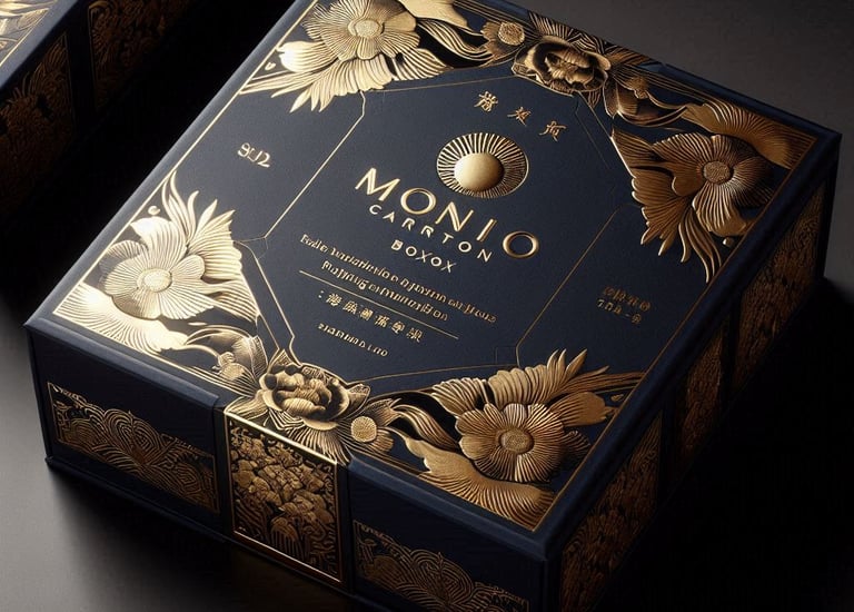 Printed carton box designed for sweets and bakery products