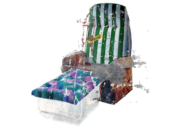 collages papier A4 dess(e)ins 2017 justine pillon