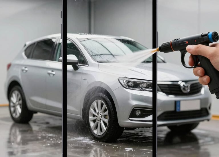 Cozy Scandinavian-style restaurant interior with warm lighting and rustic wooden tables set for dinner.