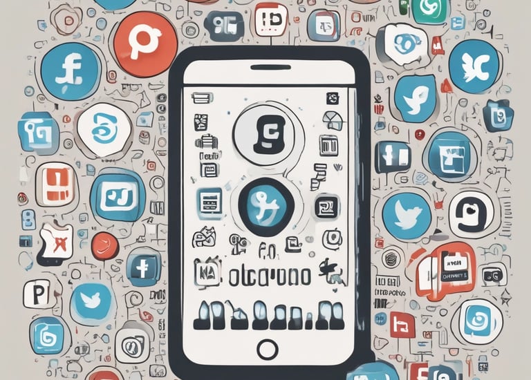 A business owner happily reviewing their new website on a desktop.