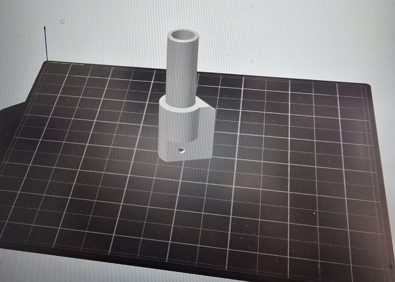 een functioneel koppel deel voor een machine ontwerp en uitvoering in petg