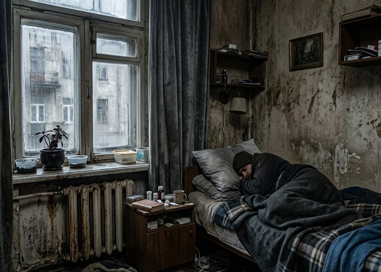 Habitación con humedad, ambiente cargado y sensación de frío interior